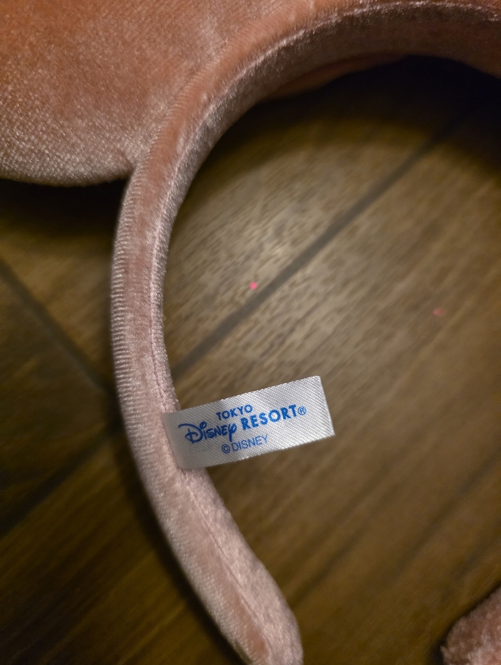 Tokyo Disney Resort 2025 Pink Silver Glitter Ribbon Minnie Ears Headband Japan - Picture 3 of 3